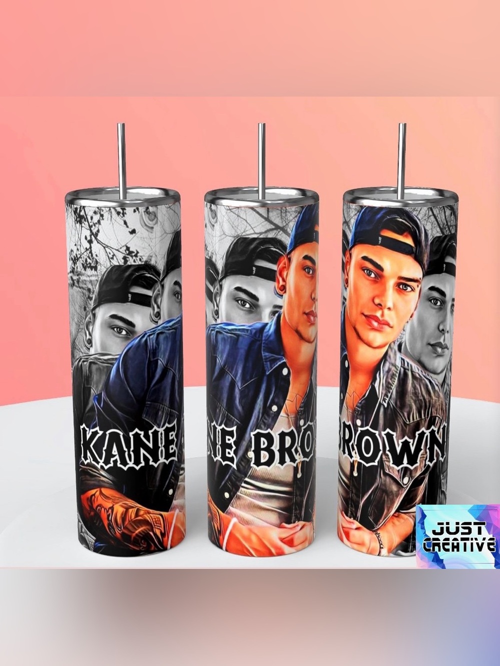 Kane Brown Stainless Steel Art Tumbler